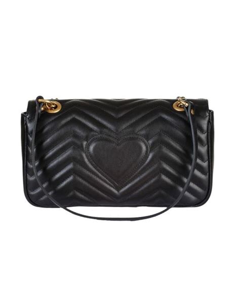 gucci bag with heart on back|Gucci matelasse shoulder bag.